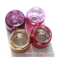 customized colored embossed glass jars for candle